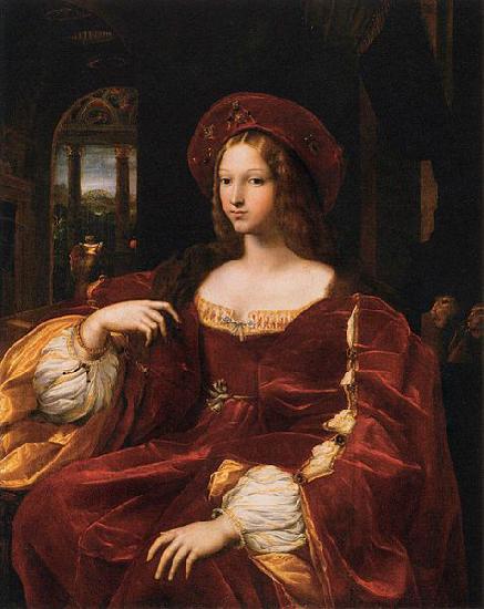 RAFFAELLO Sanzio Portrait of Dona Isabel de Requesens, Vice-Queen of Naples oil painting image